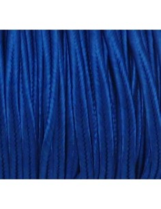4m Fil, cordon, ruban Soutache, plat 3mm bleu électrique...