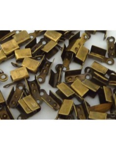 Embout serre fil de couleur bronze pour cordon de 1mm 2