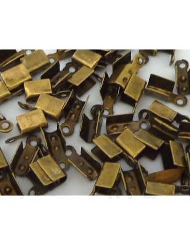 Serre fil de couleur bronze pour cordon de 1mm