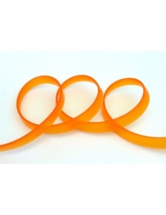 50 cm Cordon PVC, caoutchouc plat largeur 1cm orange...