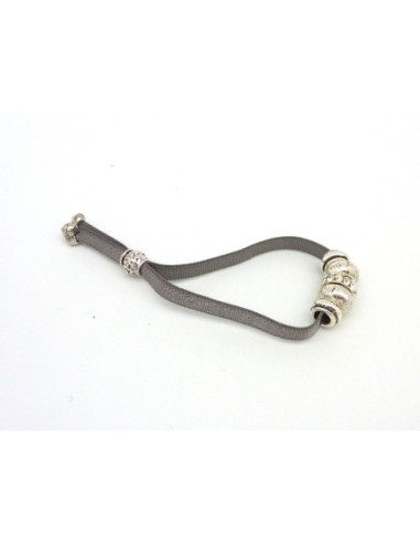 25cm Fil élastique plat largeur 5mm brillant...