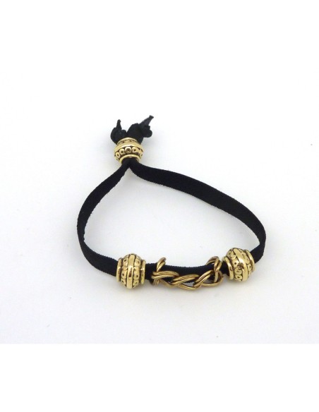 R-25cm Fil élastique plat largeur 5mm brillant satiné gris argenté