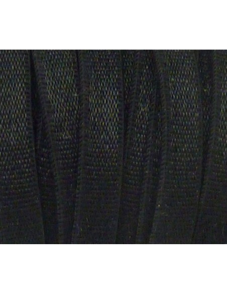 25cm Fil élastique plat largeur 5mm brillant satiné noir 25cm Fil élastique plat largeur 5mm brillant satiné noir