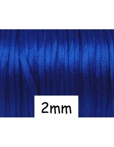 Ficelle chinoise 2mm bleu électrique