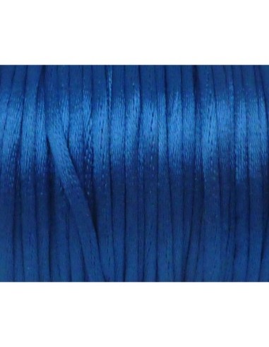 Cordon queue de rat 2mm bleu électrique