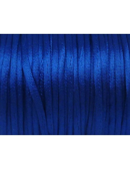Ficelle chinoise 2mm bleu électrique pas chère 