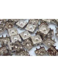 R-5 clous griffe carré gravé avec rond central 6,9mm en...