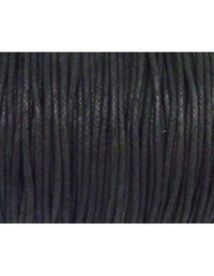 Fil coton ciré 2mm noir