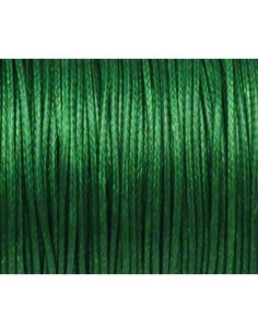 5m de Cordon polyester enduit 1mm souple vert brillant 2