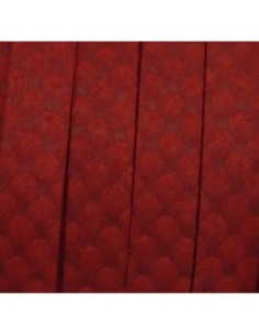 25cm Cordon plat large 9,5mm suedine aspect daim de... 2