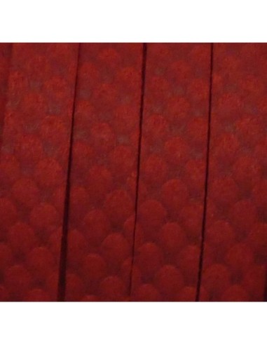 25cm Cordon plat large 9,5mm suedine aspect...