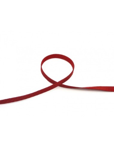 25cm Cordon plat large 9,5mm suedine aspect...