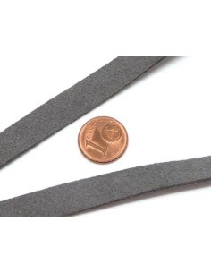 Lacet suédine gris 10mm pour création diy 2