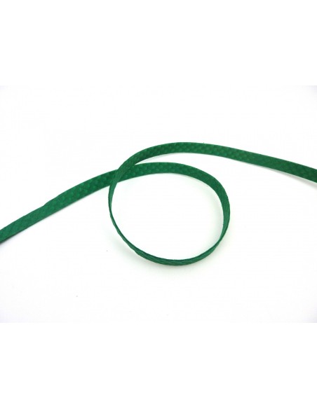 25cm Cordon plat large 9,5mm suédine aspect daim de couleur vert
