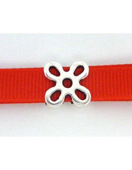 Perle poussoir pour lanière cuir de 10mm Perle poussoir pour lanière cuir de 10mm