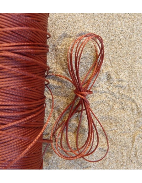 Fil polyester rouille 0,8mm