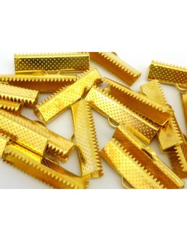 Embout griffe 25mm en métal doré