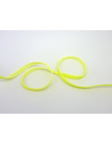 Galon plat 7mm jaune fluo 
