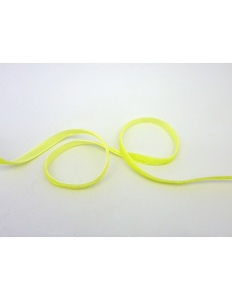 Galon plat 7mm jaune fluo 