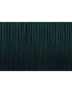 5m Fil polyester, nylon tressé 0,9mm vert bouteille -...
