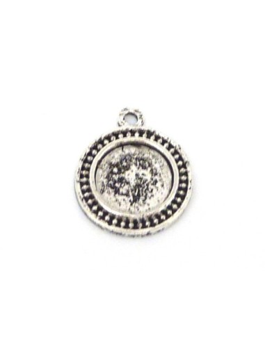 Pendentif Support camé cabochon 20,3mm en métal...