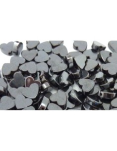 R-5 Perles hématite coeur, lisse 5,7mm