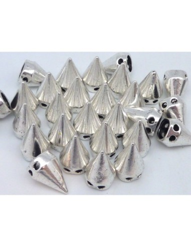 Clou cône en métal argenté tendance Punk Rock