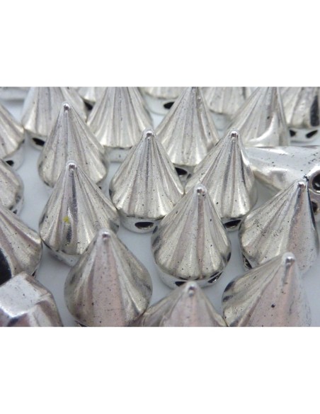 Clou cône en métal argenté tendance Punk Rock