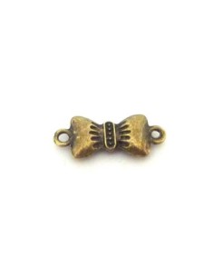Connecteur noeud 19mm en métal couleur bronze