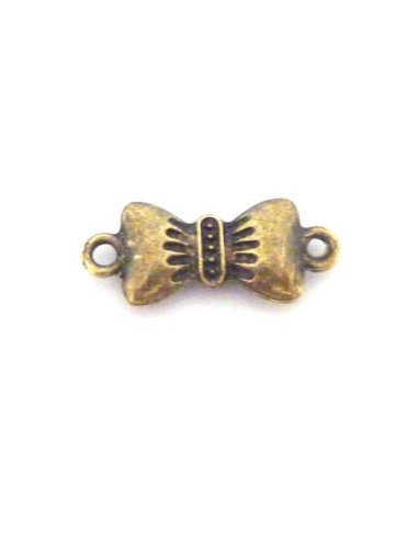 Connecteur noeud 19mm en métal couleur bronze