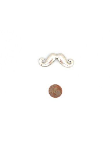 Perle, pendentif, connecteur moustache 44mm en...