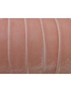 Ruban velours élastique Misty rose