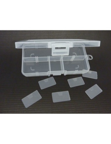 R-Boite de rangement 13cm X 6,5cm X 2cm perles,...