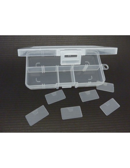 R-Boite de rangement 13cm X 6,5cm X 2cm perles, scrapbooking, boutons