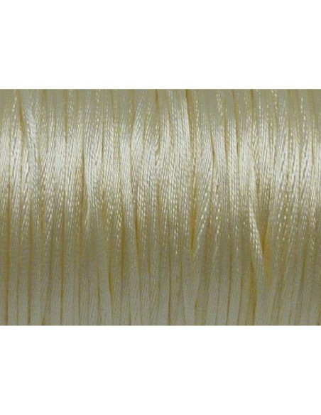 Cordon pour bijoux crème ivoire 1mm