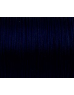 Cordon queue de rat bleu marine foncé 1mm 2