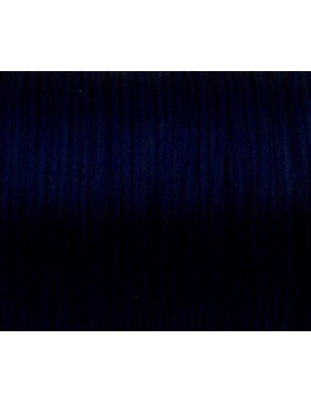Ficelle chinoise bleu marine foncé 1mm cordon pour bijoux