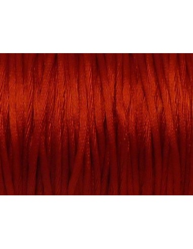 Ficelle chinoise rouge 1mm brillante satinée