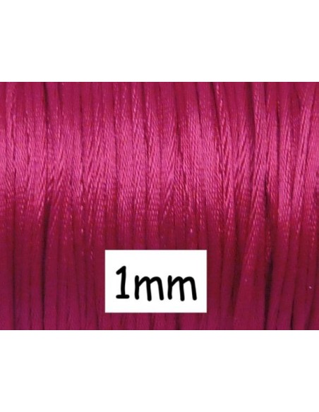 Cordon queue de rat rose vif 1mm pas cher