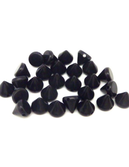 Clou cone de couleur noire