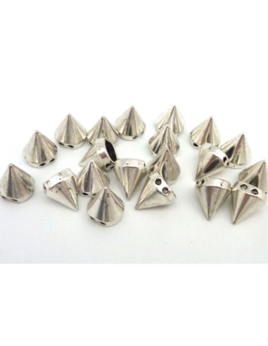 Clous pour la customisation en métal argenté tendance punk rock