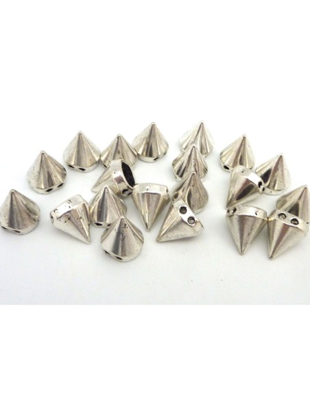 Clous pour la customisation en métal argenté tendance punk rock