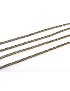 Chainette de couleur bronze en métal 2