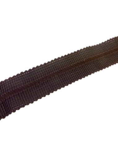 Ruban galon de couleur marron chocolat