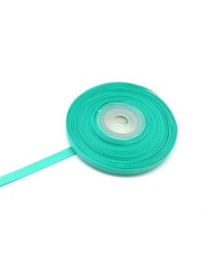 ruban gros grain largeur 7mm souple de couleur vert menthe à l'eau