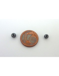 Perle hématite ronde 4mm 2