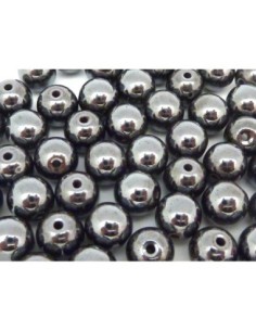 Perle hématite 8mm ronde pas chère