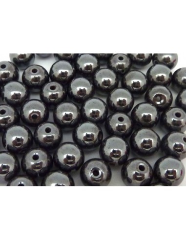 Perle hématite 8mm