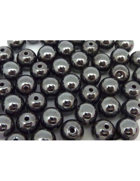 Perle hématite 8mm