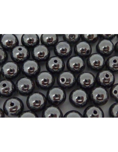 Perle ronde n hématite 5mm Perle ronde n hématite 5mm